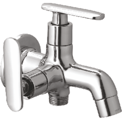 Bib Cock 2 in 1 DH. With Flange